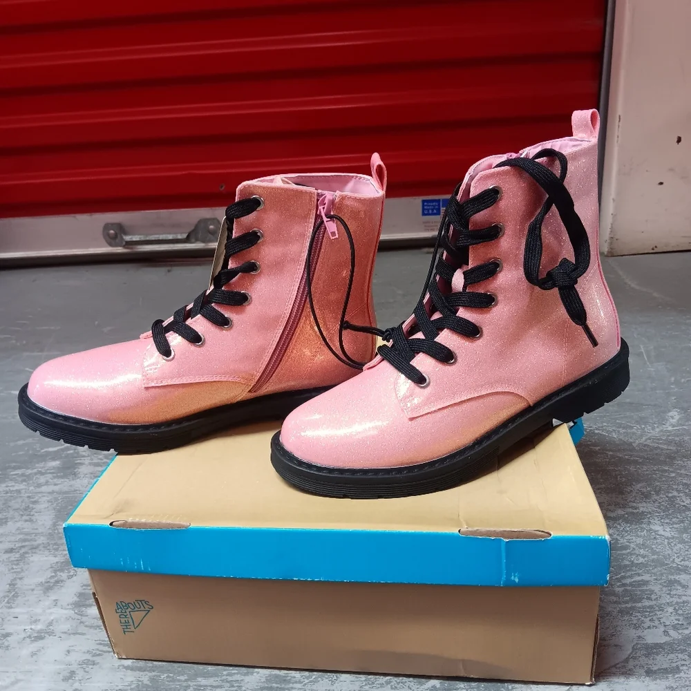 Glitter pink thereabouts girls boots 4